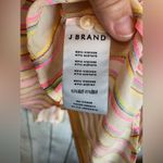 J Brand Elena Striped Long-Sleeve Button-Back Shirt Size XS. Photo 3