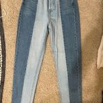 Pretty Little Thing PLT Two Tone Jeans Photo 1