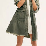 Free People  We The Free Forever Free Tiered Jacket size xs army green Photo 0