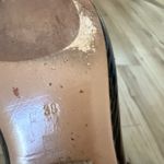 Anthropologie  Patent Leather Black Loafer Shoes Size 38 7.5 Photo 5