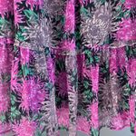 Piper & Scoot  Women’s MuMu Pink Black brown Floral lined Dress Sz small Photo 11