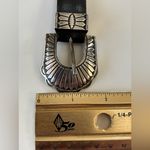 Vintage Navajo sterling silver ranger buckle set with tip Photo 3