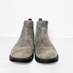 UGG  Bolden Grey Suede Chelsea Boots Size 6 Women’s Photo 3
