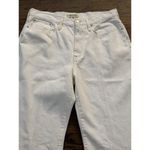 Madewell White Baggy Flare Jeans Front Seam & Slit NWT Size 31 Retro Photo 6