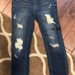 Just Black Denim Ripped dark blue jeans Photo 1