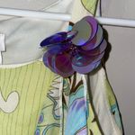 90s NWT Cropped Tank Top Yellow Size 12 Photo 4