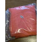 Piko  Women Orange Long‎ Sleeve Boat Neck Oversized Stretch Shirt M Bamboo Photo 9