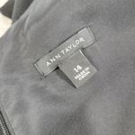 Ann Taylor Black Rhinestone Feather Hem Shift Dress 14 Party Cocktail Flapper Photo 15