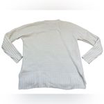Cynthia Rowley White Chenille Crewneck Long Sleeve Sweater Photo 2
