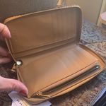 Coach Authentic  1941 Polished pebble leather & smooth leather zip around wallet Photo 8