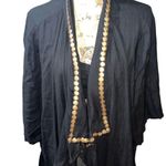 Ulla Popken Black Studded Light Weight Open Front Women’s Cardigan Black Size undefined Photo 2
