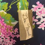 NWT vintage Don Manuel of Mjamj floral dress Blue Size 12 Photo 3