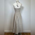 Steve Madden ‘Mary Beth’ Pinstripe Sleeveless Dress Cotton Linen Women’s Size XS Photo 5