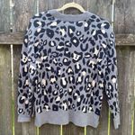 Stella & Dot  Leopard Side Button Sweater | S Photo 5
