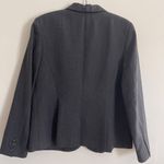 Pendleton Dark Grey Women's Wool Notch Collar Blazer Size 16 Career Suiting Photo 7