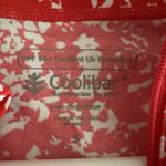 Coolibar‎ Women's Long Ruched Swim Shirt S Red UPF 50+ Floral Tropical Rashguard Size 4 Photo 5