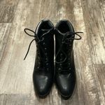 Style & Co  Black Lace-Up Heeled Ankle Boots Size 11 Photo 10