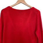 New York & Company sweater women's L red V neck long sleeve pullover Size L Photo 5