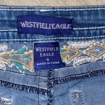 Vintage y2k Westfield Eagle Embellished Straight Leg Jeans rhinestone touches Blue Size undefined Photo 3