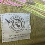 Spartina 449 Sparta 449 Floral Pink Green Colorful Leather Wristlet Travel Bag Case Cosmetic Photo 5