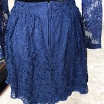City Studios City Studio Blue Lace Mini Skirt Photo 2