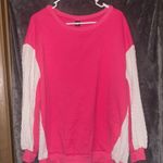 SheIn Pink and White Sweatshirt Photo 0