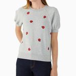 Kate Spade NWT Apple-embroidered Pullover size XS Photo 0