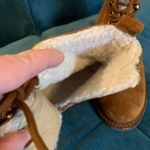 Vince  Cabria Suede Shearling Lace up Hiker Ankle Boots Shoes 36 6  $450 Photo 5