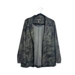 Rachel Zoe Camo Blazer Womens Size M Open Front Long Sleeve Career Jacket Photo 1