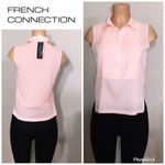 French Connection  blush blouse. RUNS SMALL. NWT Photo 1