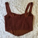 Kendall + Kylie XS PACSUN BROWN CORSET TOP Photo 2