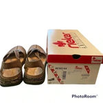 Rieker Antistress Daisy Medallion Beige Flat Sandals US 6 Tan Photo 4