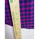 Storm Creek Jeep Plaid Button Down Shirt Womens Medium Pink Navy Long Sleeve Purple Photo 5