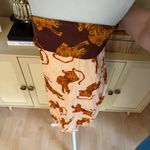 Farm Rio Tiger Bubble Mini Dress Strapless Back Bow Size XL NWT Photo 2