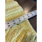 Handmade Yellow Knit Bolero Cardigan Asymmetrical Artsy Cottagecore Sweater Size M Photo 6