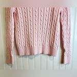 Ralph Lauren Polo  kids Light Pink Cable Knit Sweater. Size L 10-14. Photo 4