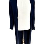 White House | Black Market  Navy Blue Long Cardigan Large Photo 0