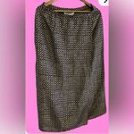 Melrose and Market Melrose Floral Collectible Maxi Skirt 100% Silk stamp Two Buttons Vintage brown Photo 4