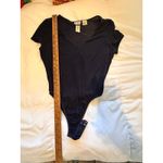 DKNY Vintage Women's Black 100% Cotton 90s Y2K One Piece Bodysuit Size S Photo 7