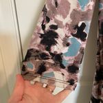 Coco Bianco EUC Coco Bianca women’s mauve pink abstract stretch‎ 3/4 sleeve cowl tunic top L Photo 1