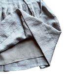 BCBG maxazria April Gray Dress Drawstring Pleated Dress Size 4 Photo 5