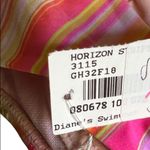 Pily Q Horizon Stripe Bandeau Bikini‎ Top nwt Photo 5