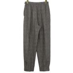 Vintage Valerie Stevens Black And White Houndstooth Plaid Trousers Pants Size 10 Photo 2