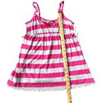 Victoria's Secret Pink and Gray Striped Y2K Babydoll Adjustable Camisole Size M Photo 5