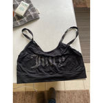 Juicy Couture Women's Black Silver Sports Bra S Photo 1