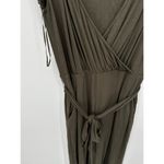 Anthropologie Moulinette Soeurs Alisande Jumpsuit Olive Green Sleeveless Large Photo 4