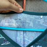 Little Sleepies Midnight Express V Neck Long Sleeve Pajama Top Womens XL Green Photo 1