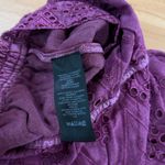 Free People Serenity Eyelet Mini Skirt Skort in Dreamy Mulberry Size Medium Photo 8