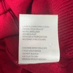 Tribal Mock Neck Pullover Red Long Sleeve Sweater Women's Size Medium Photo 8