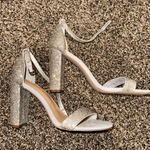 JustFab Silver Heels Photo 0